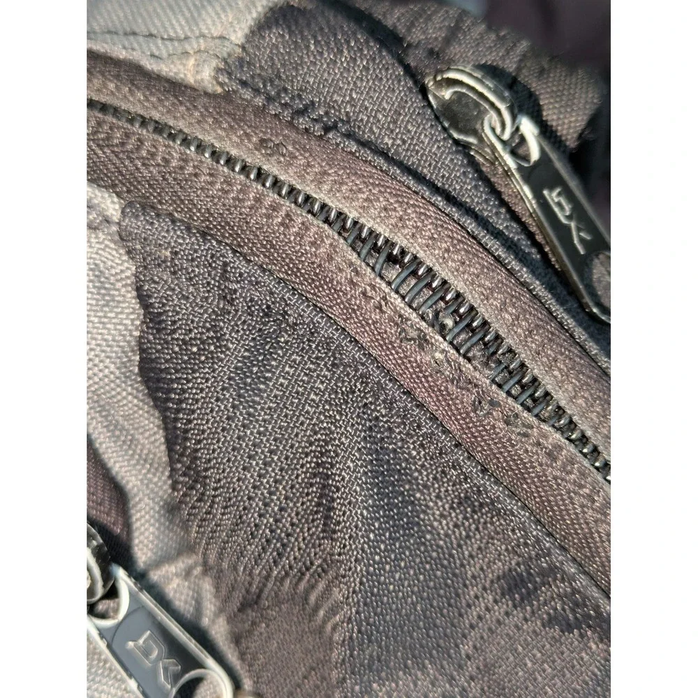 Dakine Duel Pack Backpack Gray Black Laptop School Travel Hiking 20x15x4